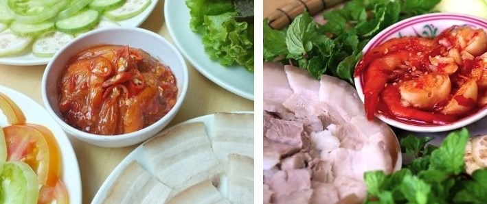 Mắm tôm chua ăn với món gì ngon